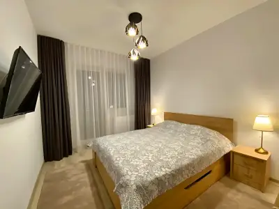 Dormitor in apartament de vanzare Sector 4 Bucuresti modern